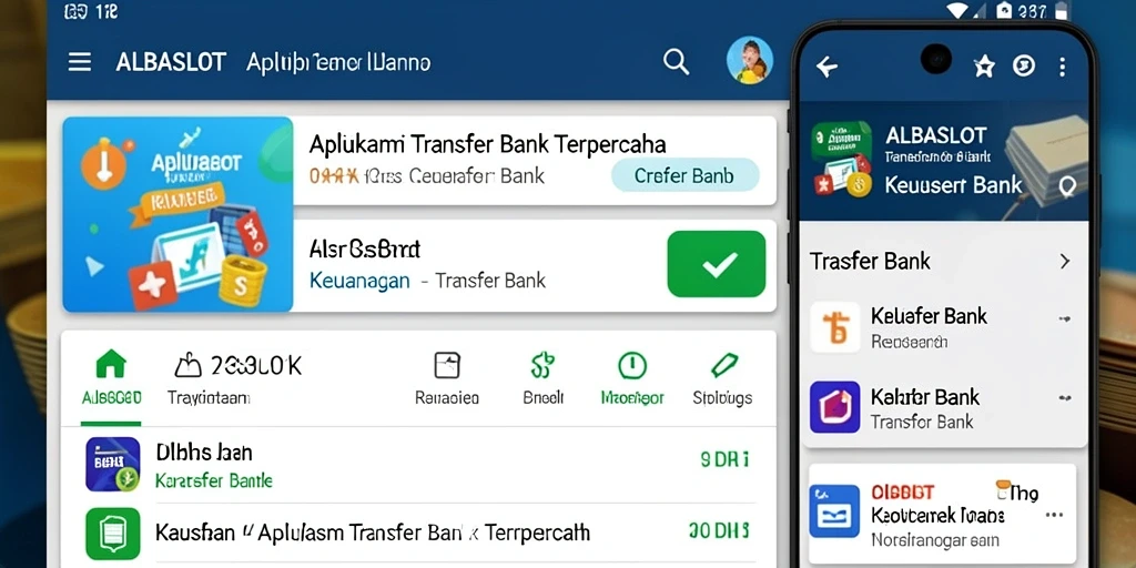 Antarmuka pengguna ALBASLOT yang sederhana dan bersih.