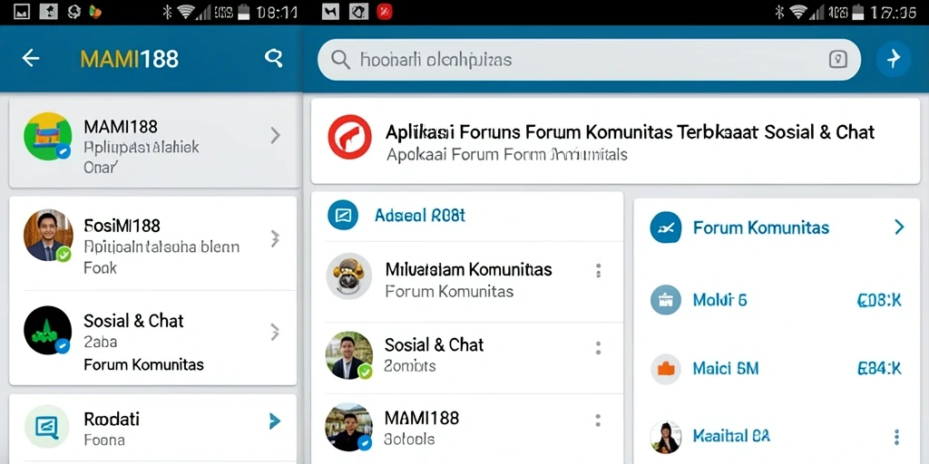 Antarmuka MAMI188 yang intuitif dan modern untuk Forum Komunitas.